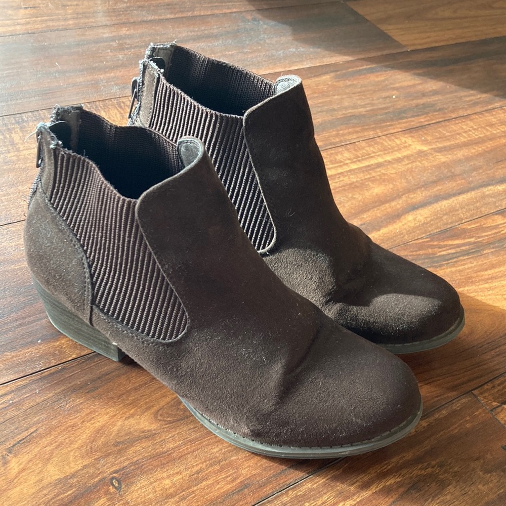 Union Bay Brown Booties Harper Style Size 7 Great Condition